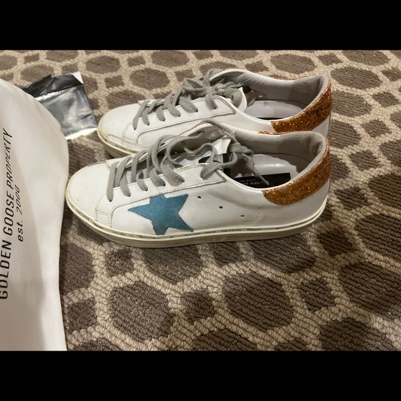 Golden goose hi star COL Q2 white leather sky sz.37 - Picture 4 of 10